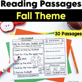 Fall Reading Passages | September | October | November