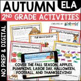 Fall Reading Writing Activities Worksheets 2nd Grade No Pr