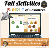 Fall Reading Comprehension and Activities | Google Slides