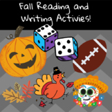 Fall Reading and Writing Activities: Comprehension, Essay-