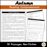 Fall ReadingComprehensionQuestion  Multiplechoice TureFals