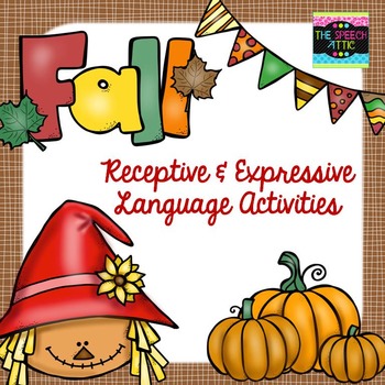 Preview of Fall Receptive & Expressive Language Activities