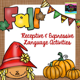 Fall Receptive & Expressive Language Activities