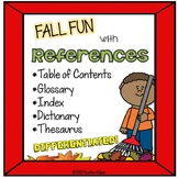 Reference Materials Fall Themed