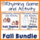Fall Rhyming Games and Activities