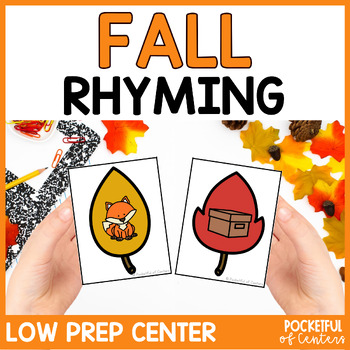 Preview of Fall Rhyming Game