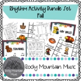 Fall Rhythm Activity Bundle Set