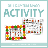 Fall Rhythm Bingo Game | Printable & Distance Learning Activity
