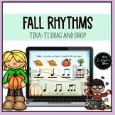 Fall Rhythm Drag and Drop Activity for Tika Ti