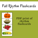 Fall Rhythm Flashcards