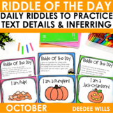 Fall  Riddle of the Day | Halloween, Pumpkins and More Oct