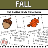 Fall Riddles | Preschool Circle Time Activities