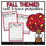 Fall Roll & Trace Letters, Numbers, Shapes