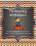 Fall Rounding Worksheets