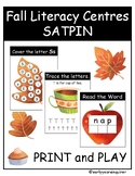 Fall SATPIN | Literacy Centres | Kindergarten