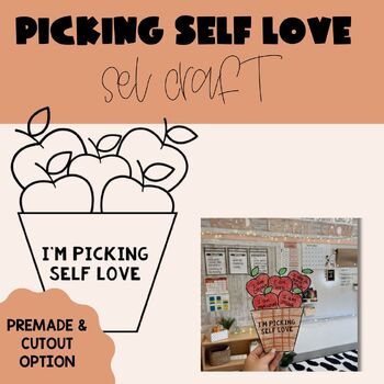 Preview of Fall SEL Craft | Picking Self Love with Positive Affirmations
