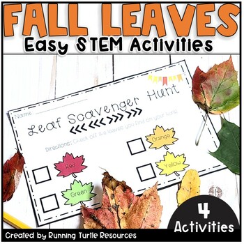 Preview of Fall Leaf Activities STEAM Centers