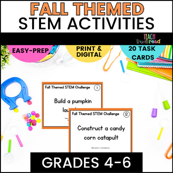 Preview of Fall STEM Activities - Halloween STEM Activities