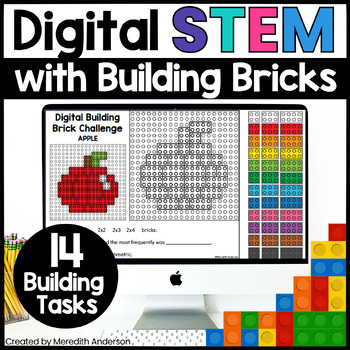 Preview of Fall STEM Activity - Digital Building Bricks Technology Activity