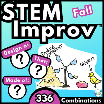 Preview of Fall STEM Activity for Centers and Early Finishers | STEM Improv