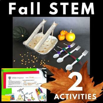 Preview of Fall STEM Challenge & STEM Activity Mini Bundle 4