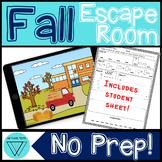 Fall STEM Escape Room - No-Prep Digital Breakout - Back to