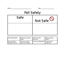 Preview of Fall Safety