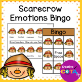 Fall Scarecrow Activities Emotions and Feelings Bingo