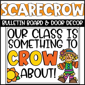 Fall Scarecrow Bulletin Board or Door Decoration – Teaching with Briana  Beverly