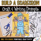 Build a Scarecrow Craft, Template, No Prep Fall Writing Ac