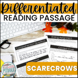 Fall Scarecrow Differentiated Reading Comprehension Passag