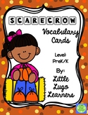 Fall Scarecrow Vocabulary Cards