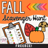 Fall Scavenger Hunt FREEBIE!