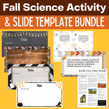 Preview of Fall Science Activity Bundle NGSS Earth Science and Physics