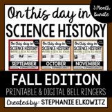 Fall Science History Bell Ringers | Printable & Digital