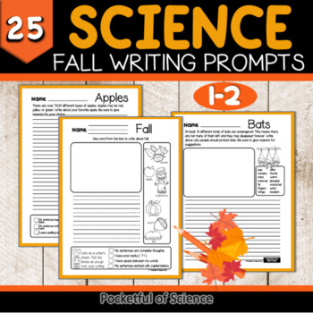 Preview of Fall-Science-Writing-Prompts