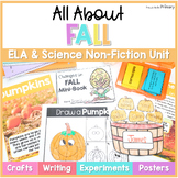 Fall Season Science Unit - Reading & Writing Activities - 