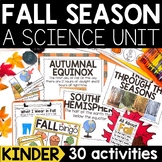 Fall Season Science Unit for Kindergarten | Kindergarten F