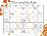Fall Self-Care Calendar