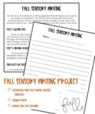 Fall Sensory Writing