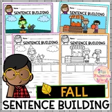 Fall Sentence Building | Print & Digital | Google Slides