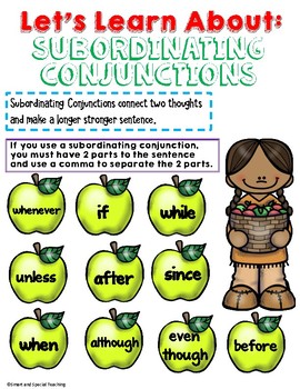 subordinating conjunctions worksheets hochman writing