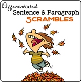 Fall Sentence & Paragraph Scrambles