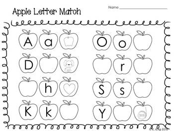 Fall {September & October} Literacy Centers by Katrina's Kindergarten