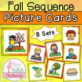 Fall Sequencing Picture Cards - Montessori Sequence Story 