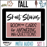 Fall Short Stories Boom Cards™ Set 1 | Fall Comprehension 