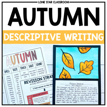 Preview of Autumn Descriptive Writing - Show, Don't Tell - Season Writing - Fall Writing
