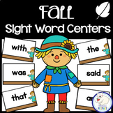 Fall Activities | Fall Sight Word Centers, Practice Activities