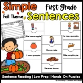 Fall Reading and Writing Activity