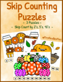 Fall Skip Counting by 2's, 5's, 10! Pumpkin Thanksgiving A